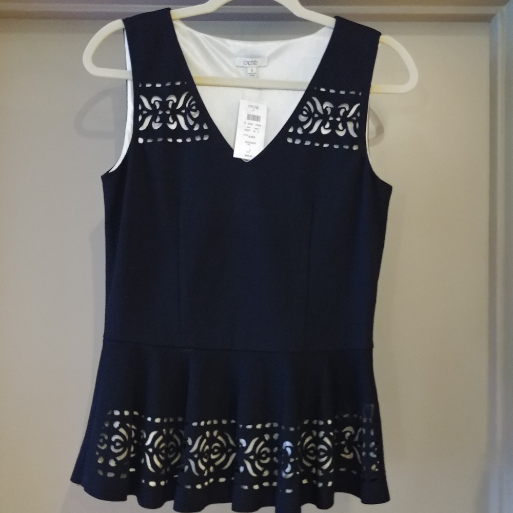 Flared formal top